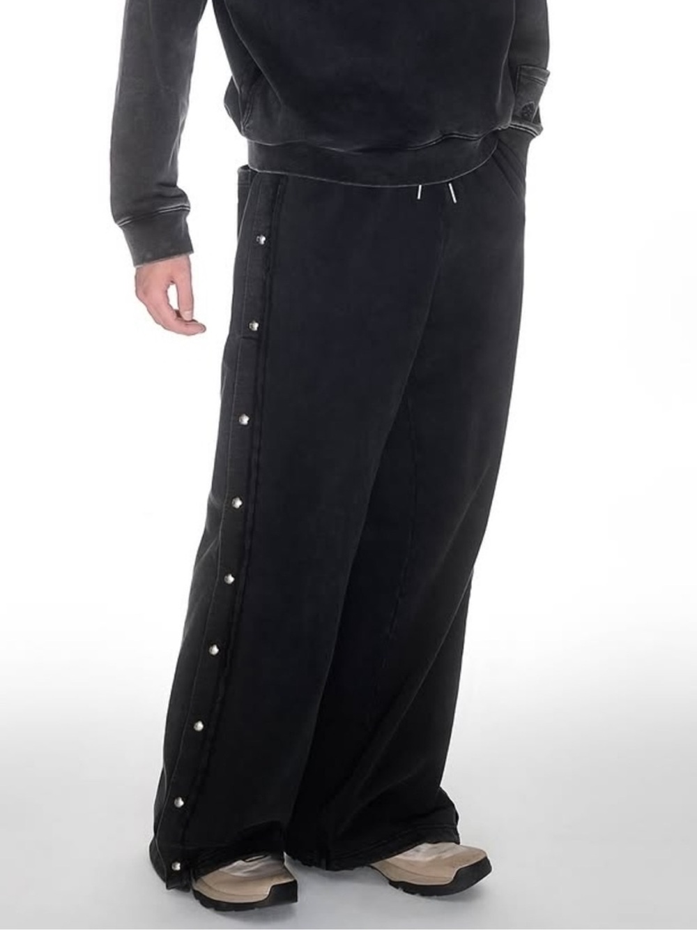 Sundae School Wide Leg Snap Sweatpants